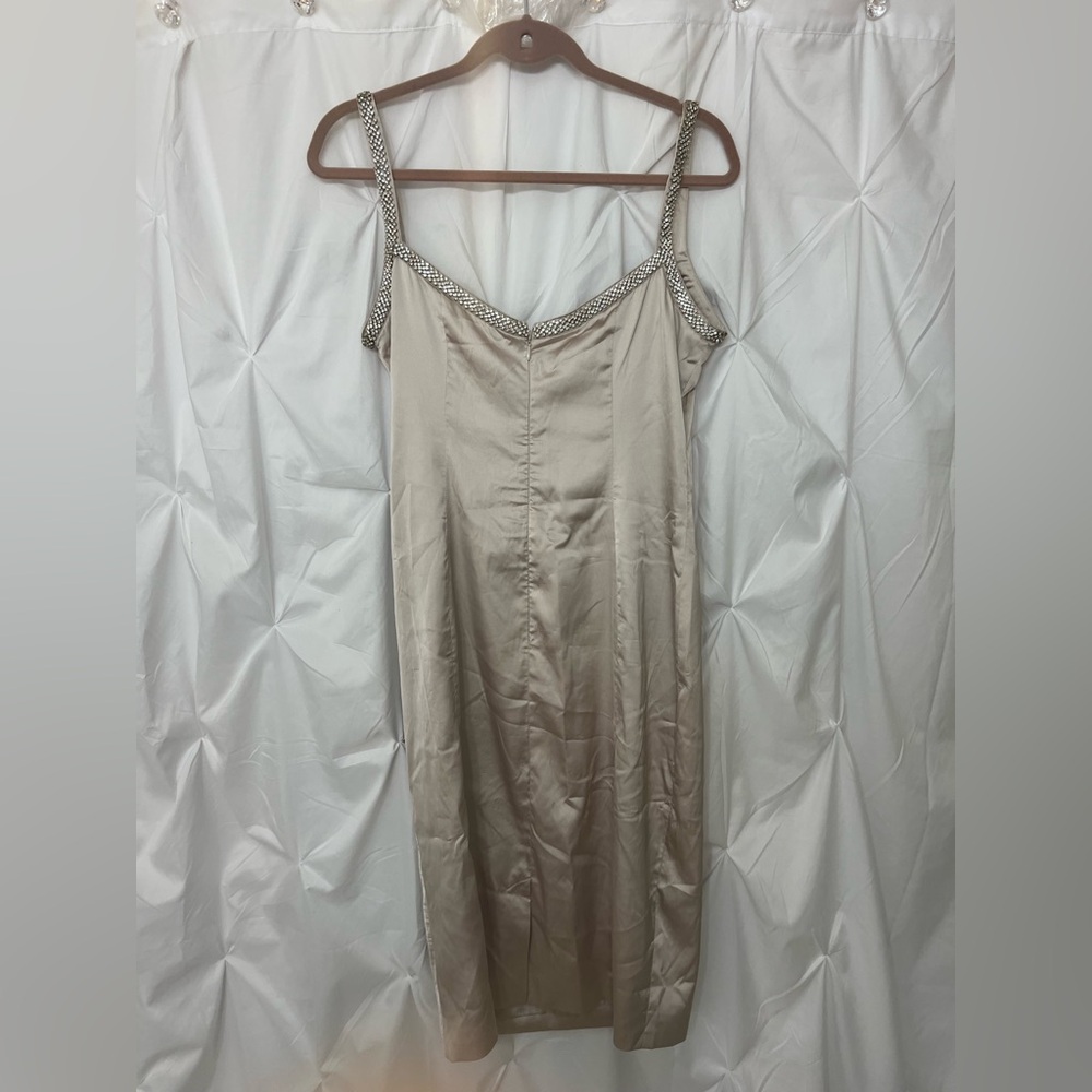 House of CB Cream Midi Dress with Silver Accents - Picture 9 of 12